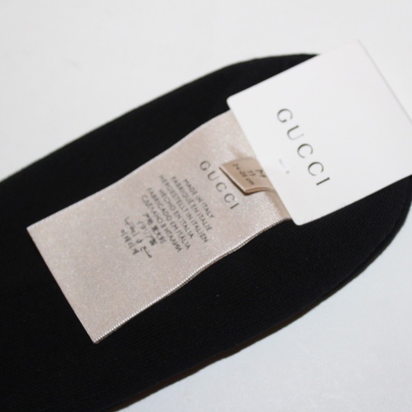 Gucci Little Williams Tiger Mid-Calf Embroidered Socks Black Mens Size Medium/11 - Picture 5 of 9